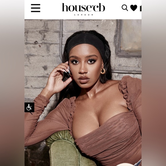 House of CB ‘emme’ mocha top XS - Picture 3 of 7